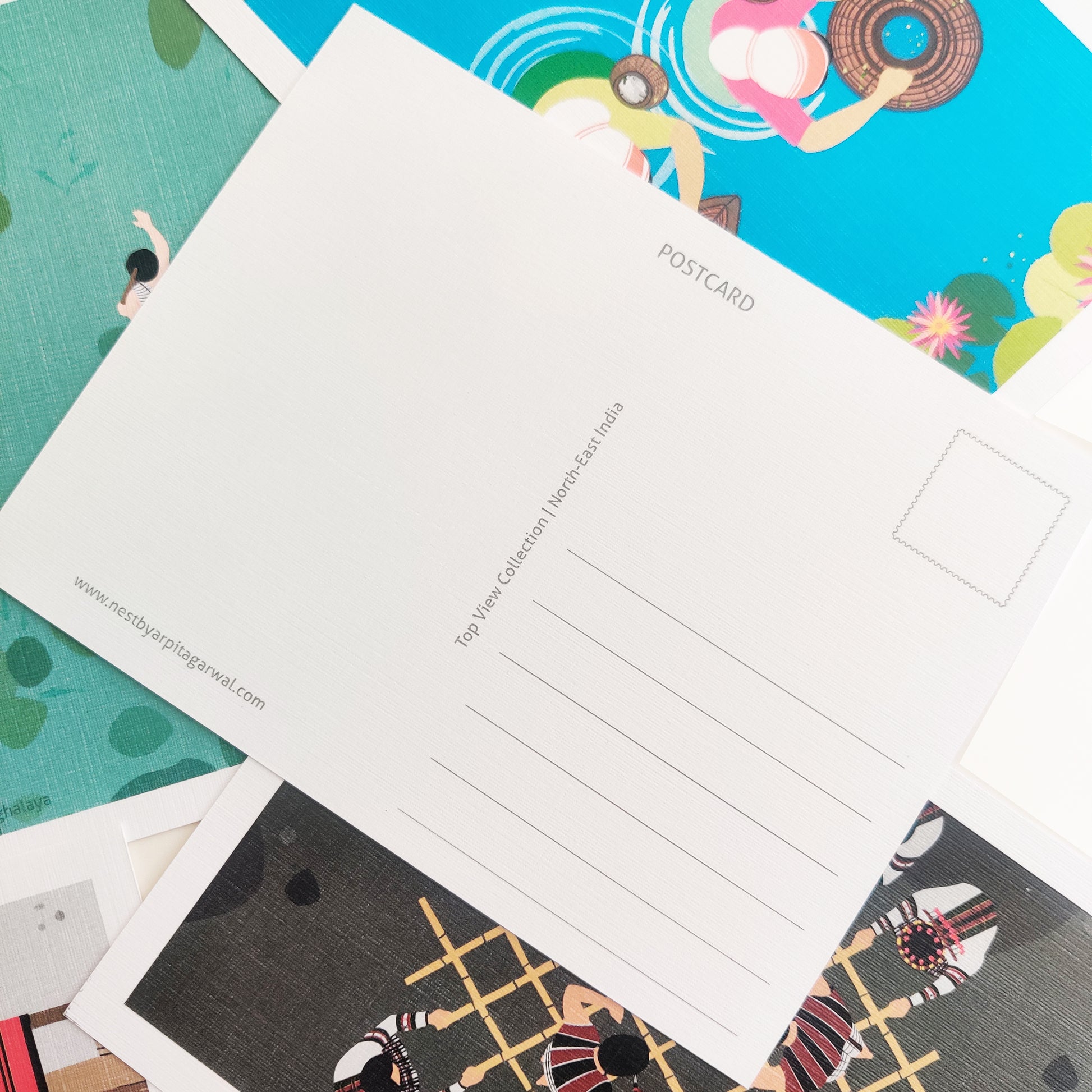 North-East View from the Top Postcards - Set of 8 - Set One - NEST by Arpit Agarwal