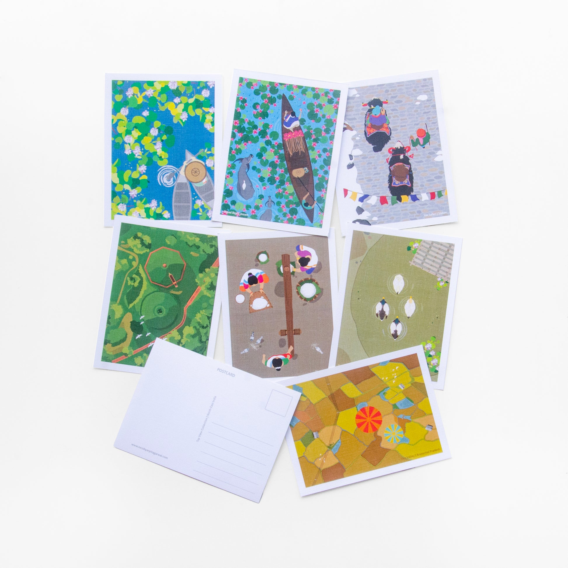 North-East View from the Top Postcards - Set of 8 - Set Three