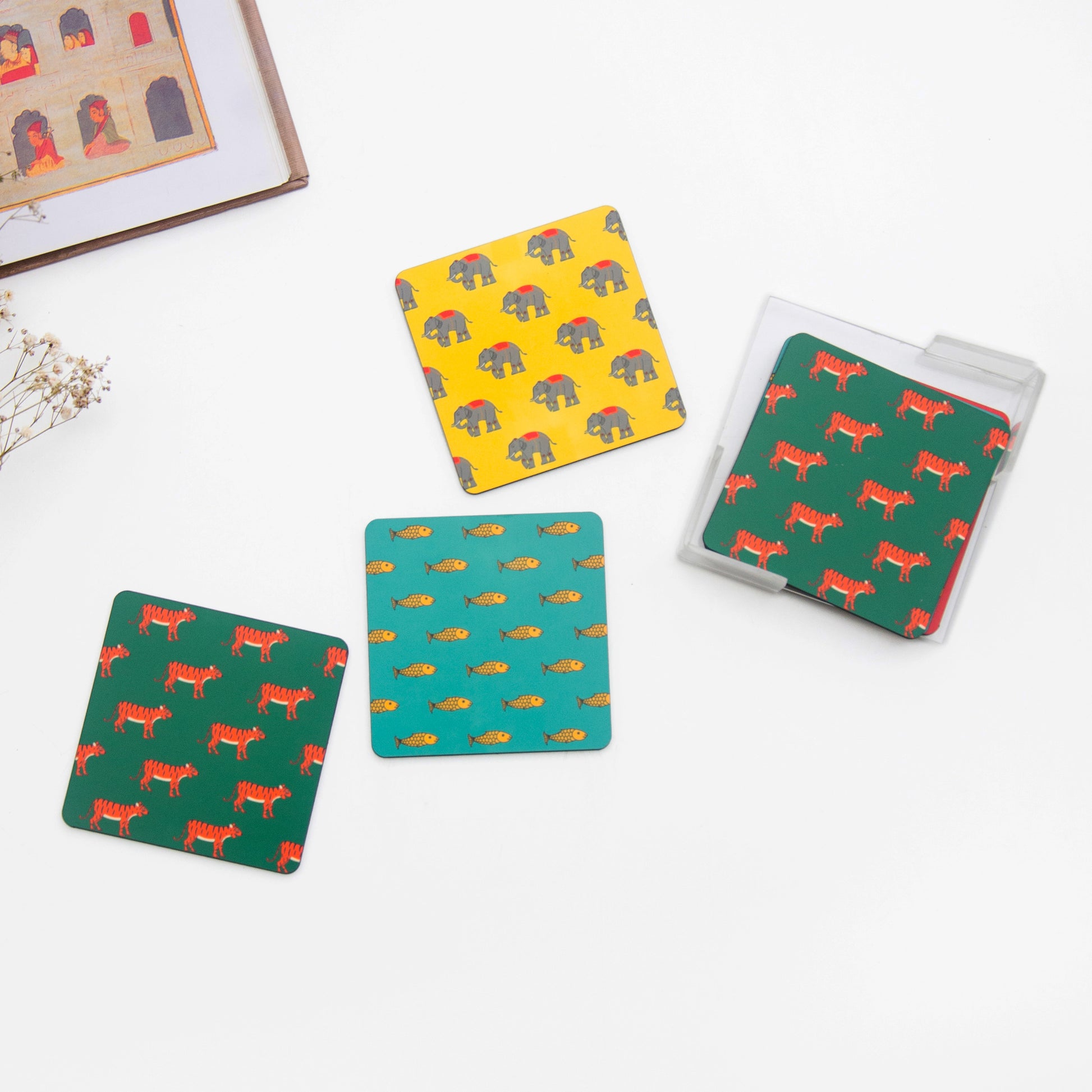Chitra Katha Collection Coasters - Motifs - Set of Six