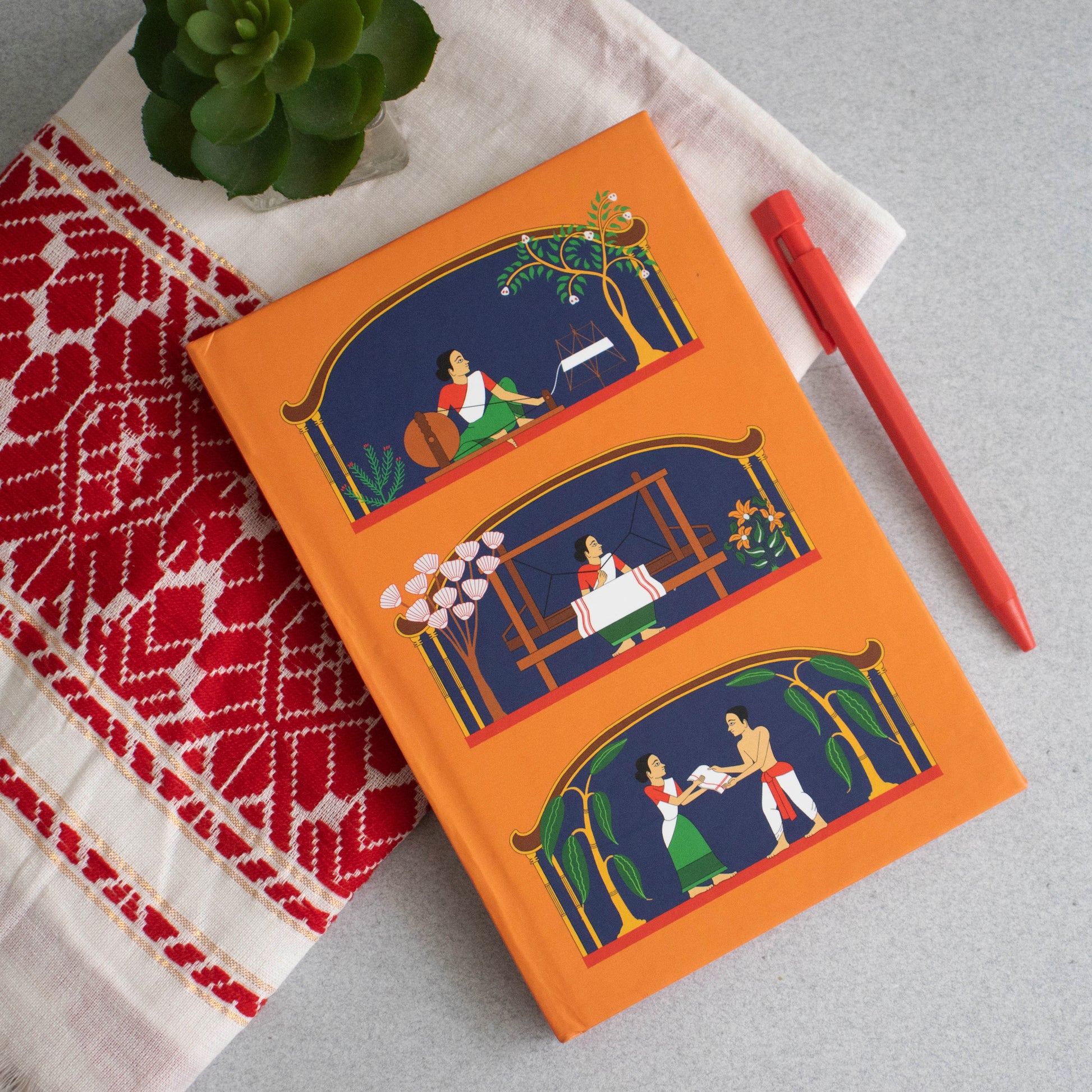 Handloom Weaving of Assam Notebook