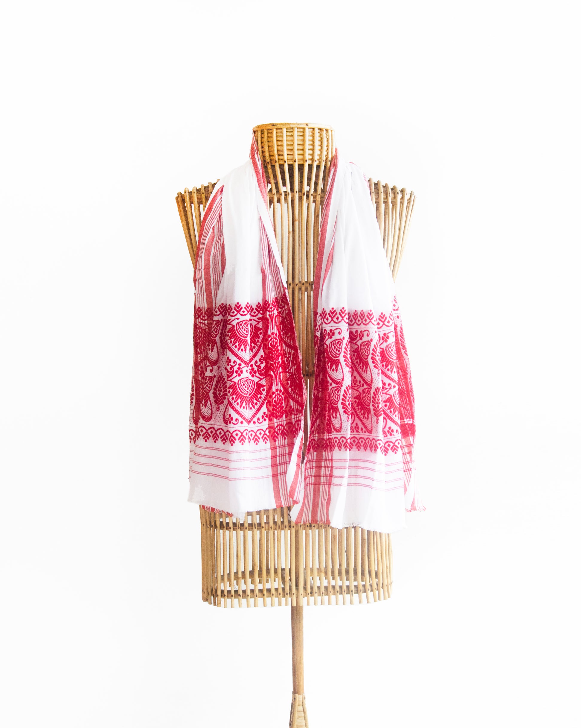 Handloom Cotton Gamusa from Assam
