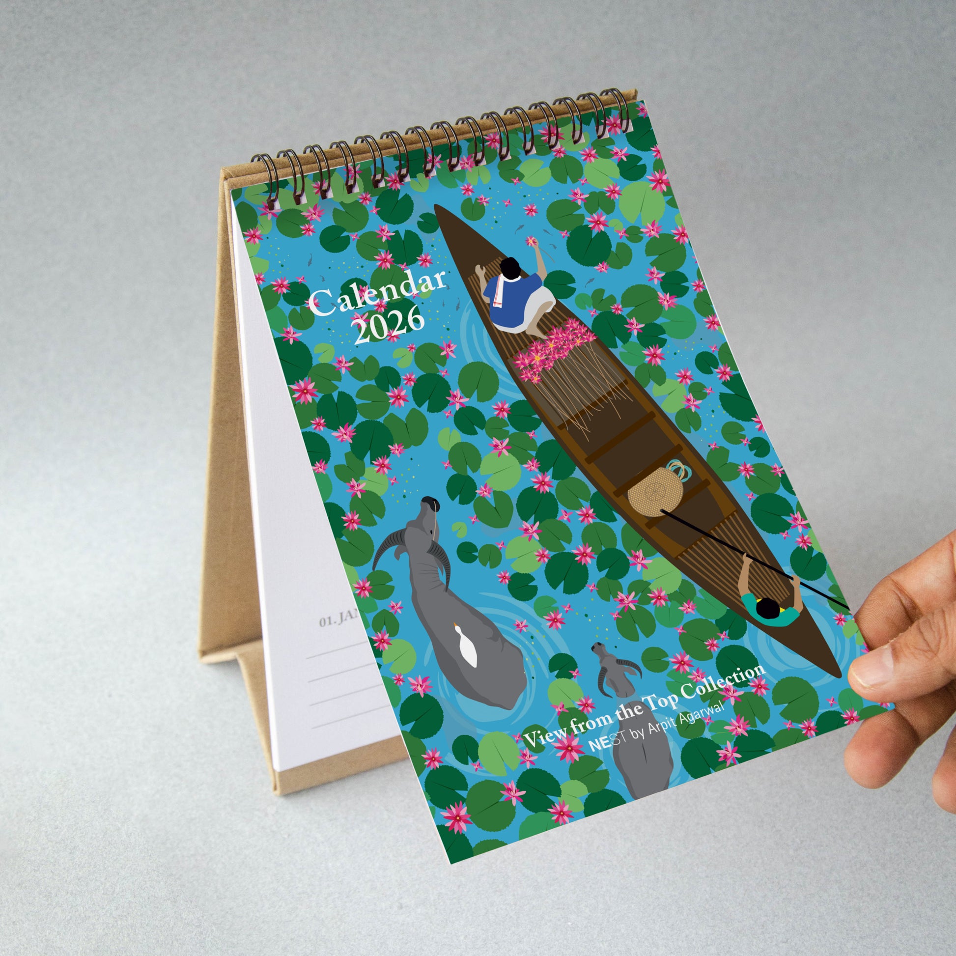 View from the TOP 2026 Desk Calendar