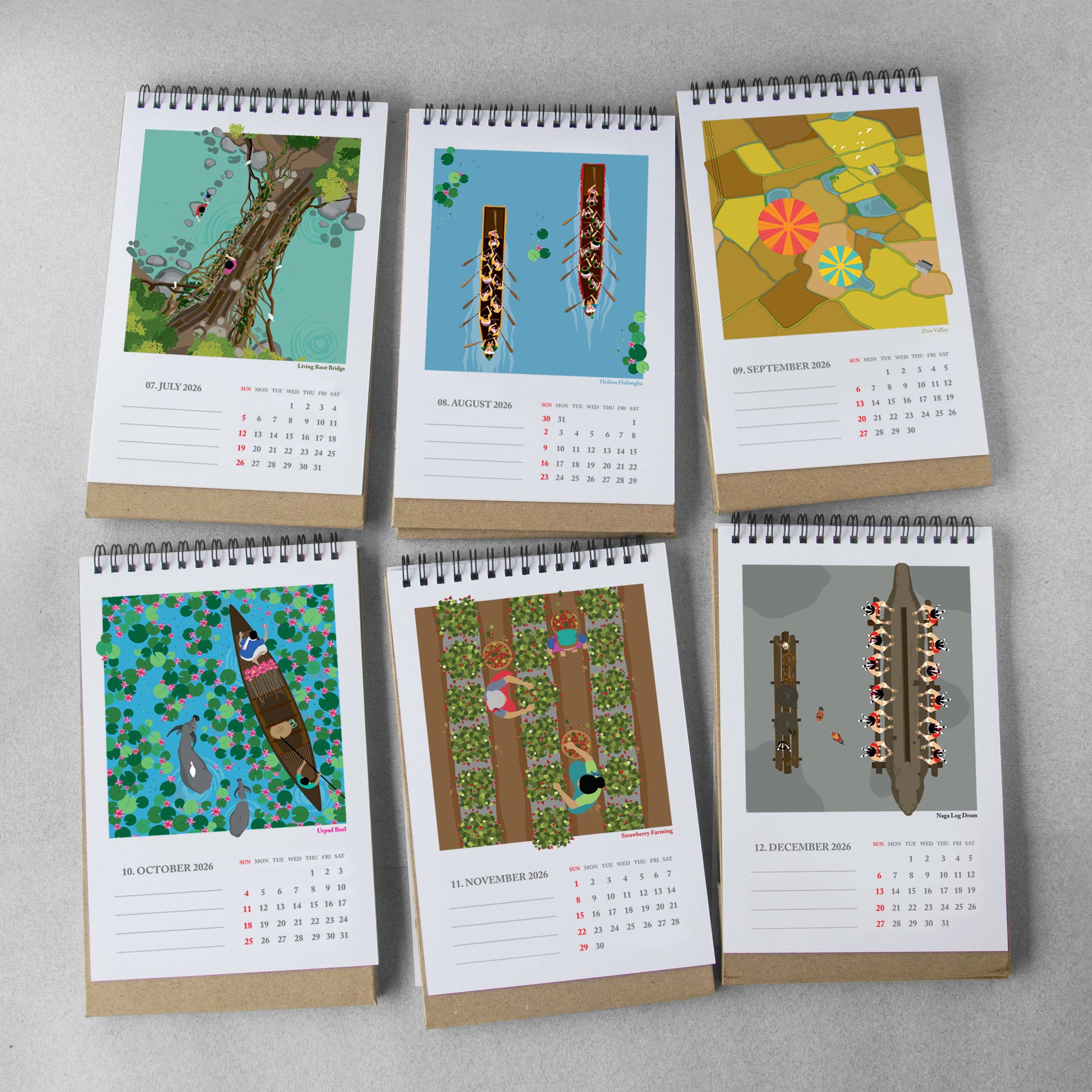 View from the TOP 2026 Desk Calendar