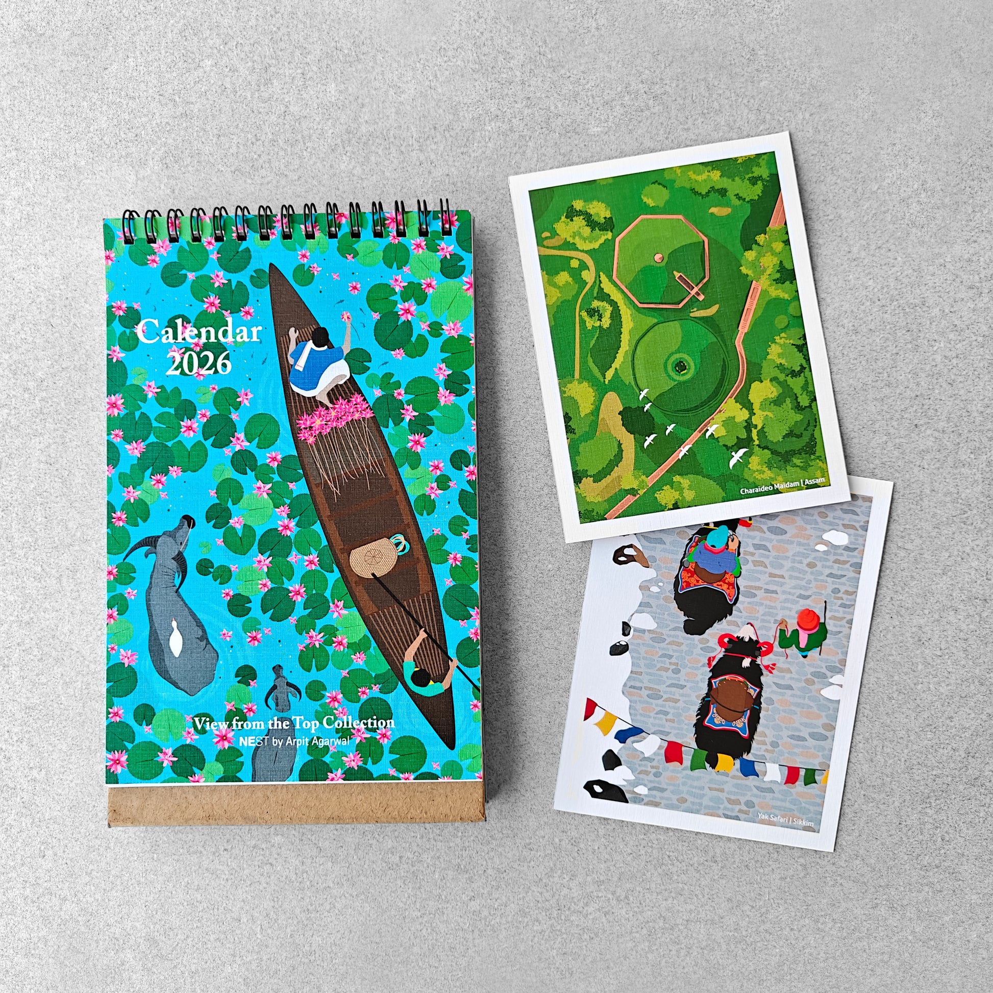 View from the TOP 2026 Desk Calendar