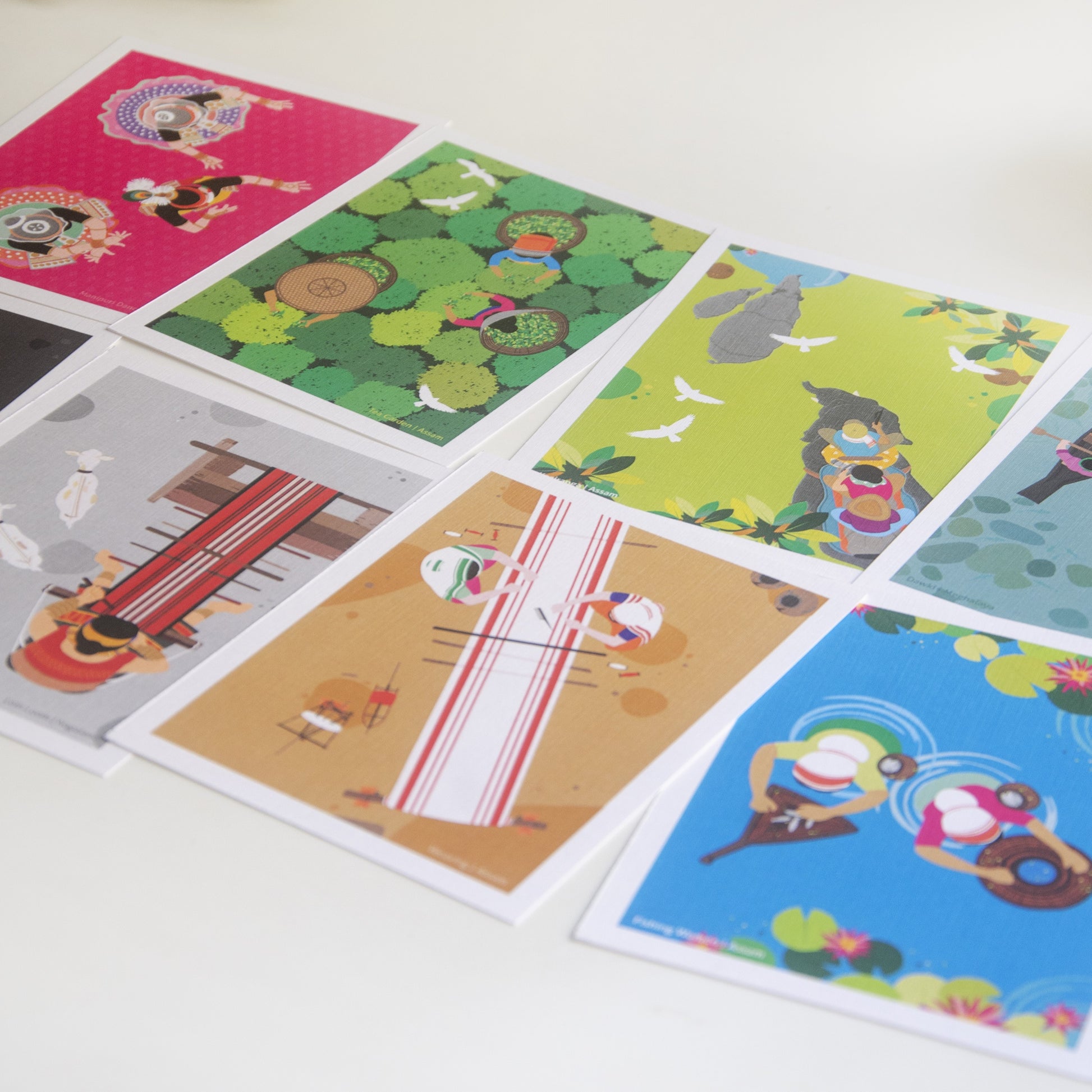 North-East View from the Top Postcards - Set of 8 - Set One - NEST by Arpit Agarwal