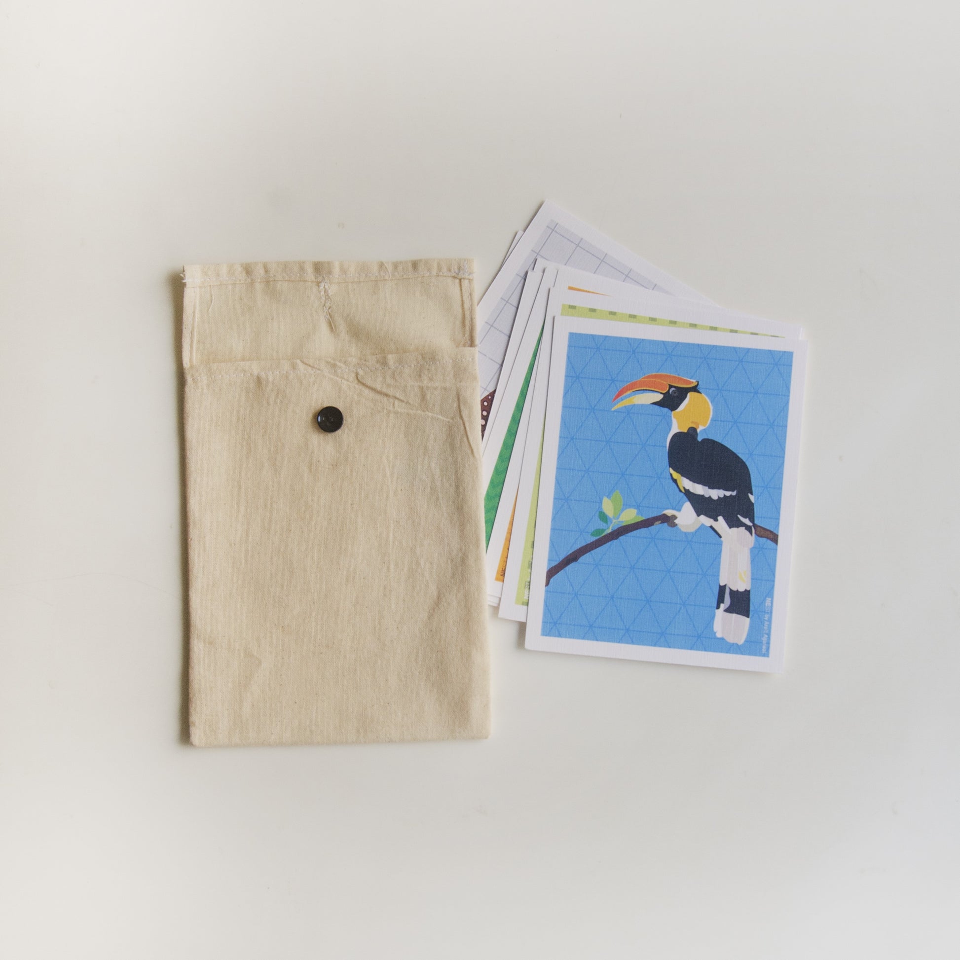 North-East Birds Collection Postcards - Set of 8 - NEST by Arpit Agarwal