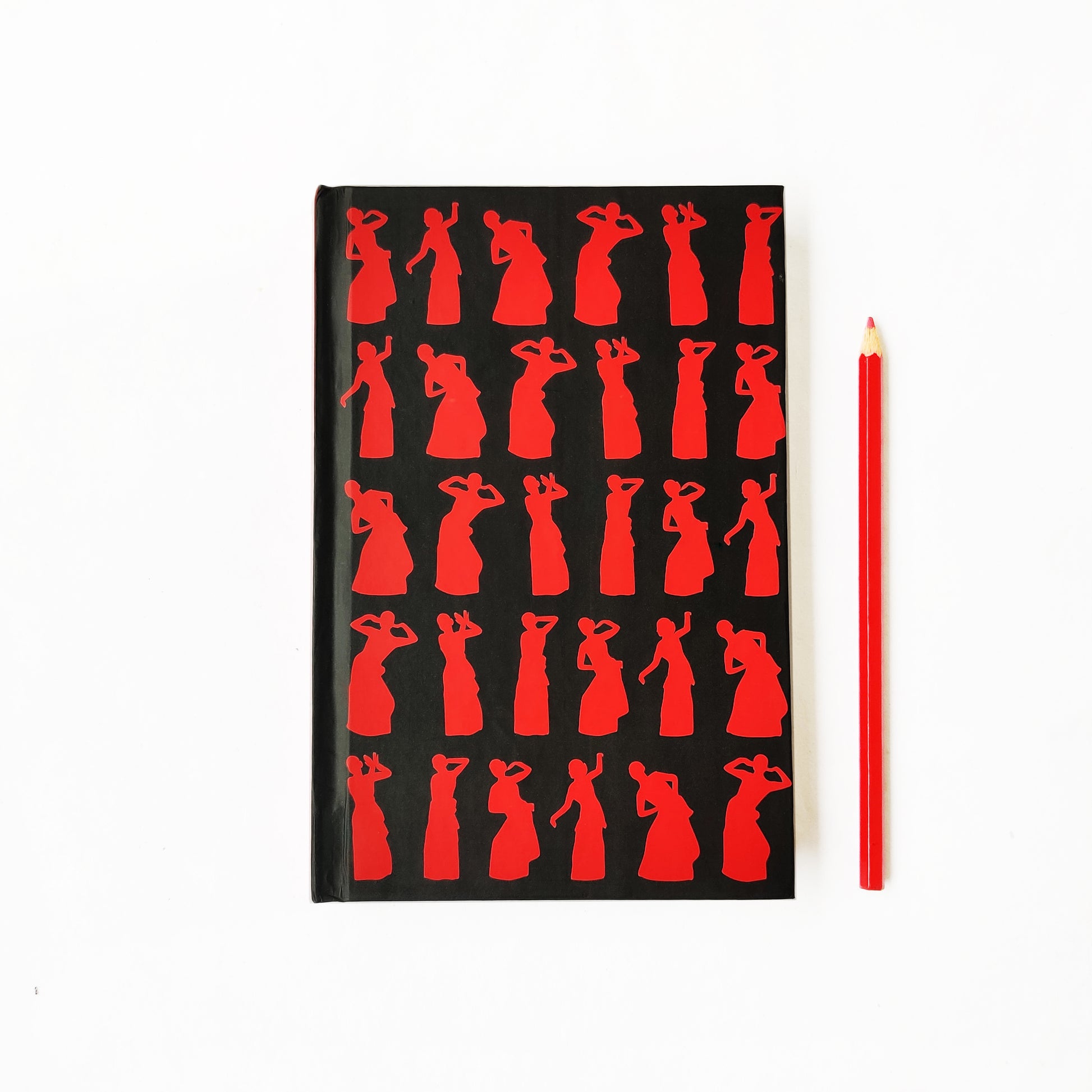 Scarlet Red Bihu Dance of Assam Notebook - NEST by Arpit Agarwal