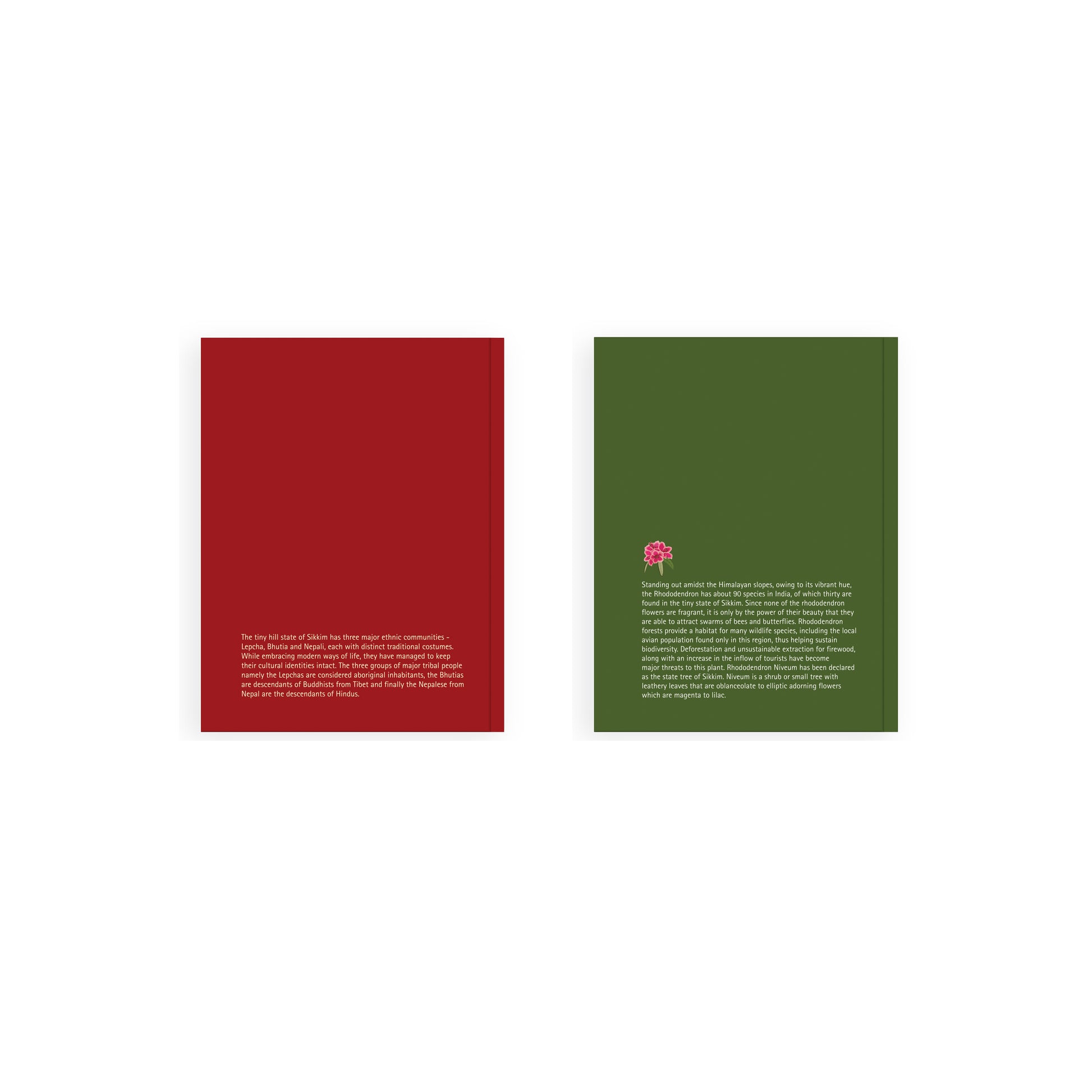 Inspired by Symbols of Sikkim Notebook (Small) - Set of 2