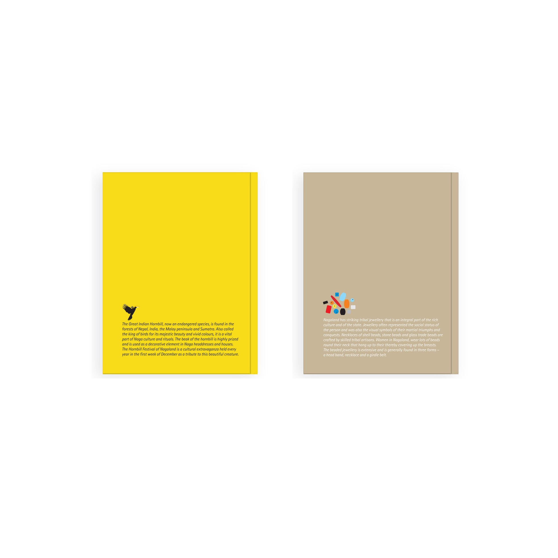 Inspired by Symbols of Nagaland Notebook (Small) - Set Two - Set of 2