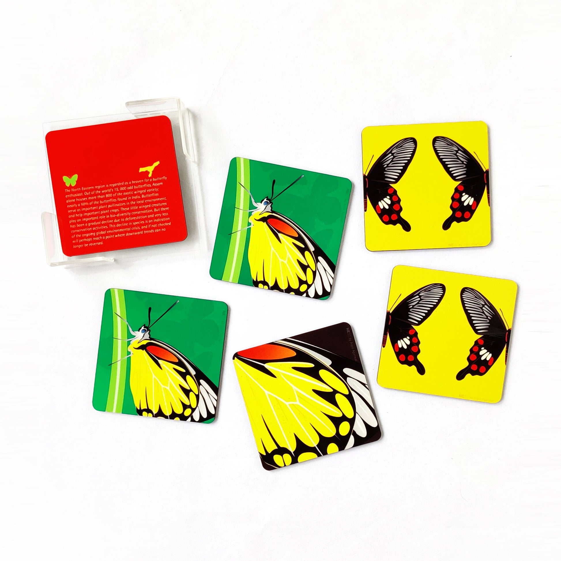 Butterfly Set 1 - Set of Six - NEST by Arpit Agarwal