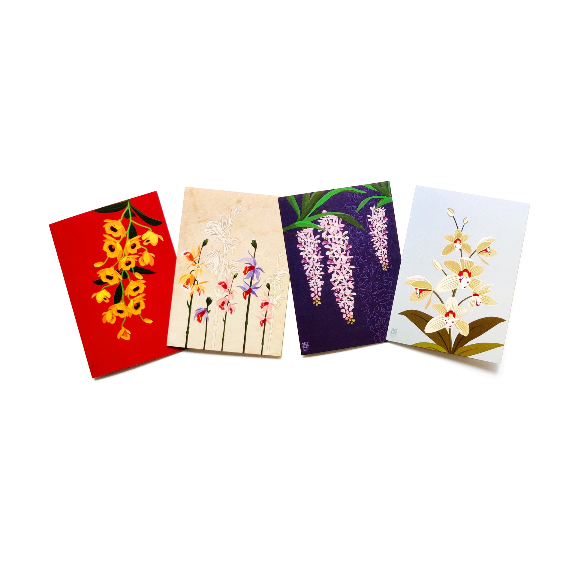 Orchids Collection - Set of 4 - NEST by Arpit Agarwal