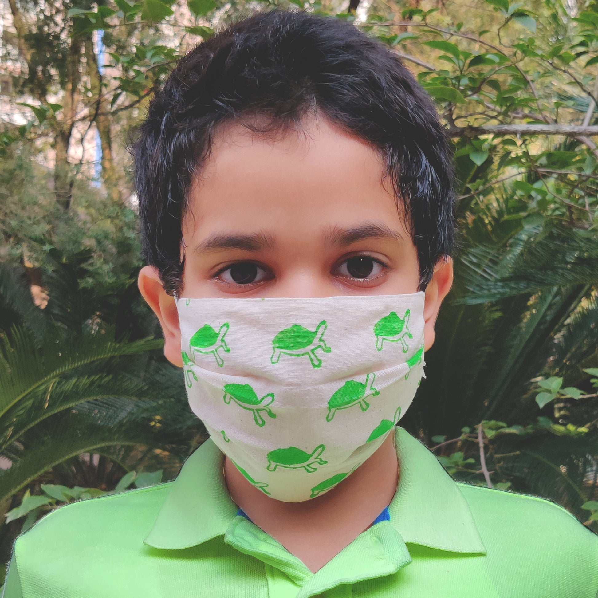 NorthEast Inspired Cotton Masks for Kids - Set of Four - NEST by Arpit Agarwal