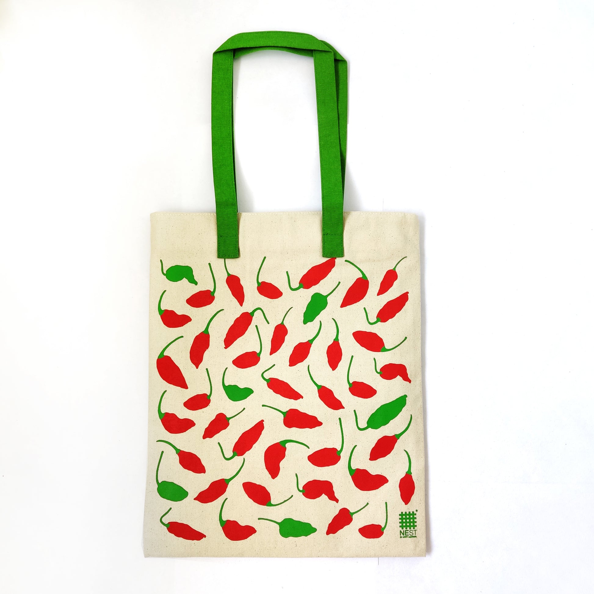 Ghost Chilli Inspired Carry Everywhere Tote - Natural - NEST by Arpit Agarwal