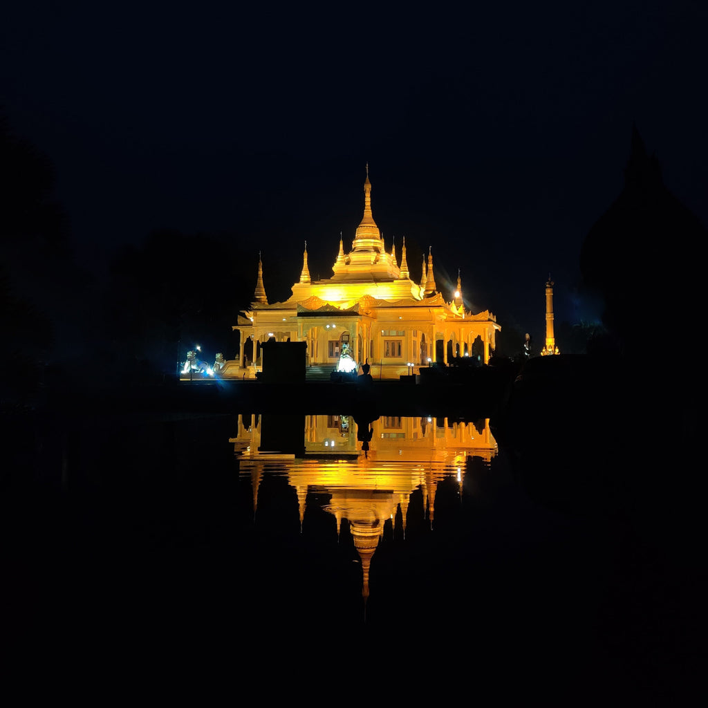 The shimmering Golden Pagoda of Arunachal Pradesh