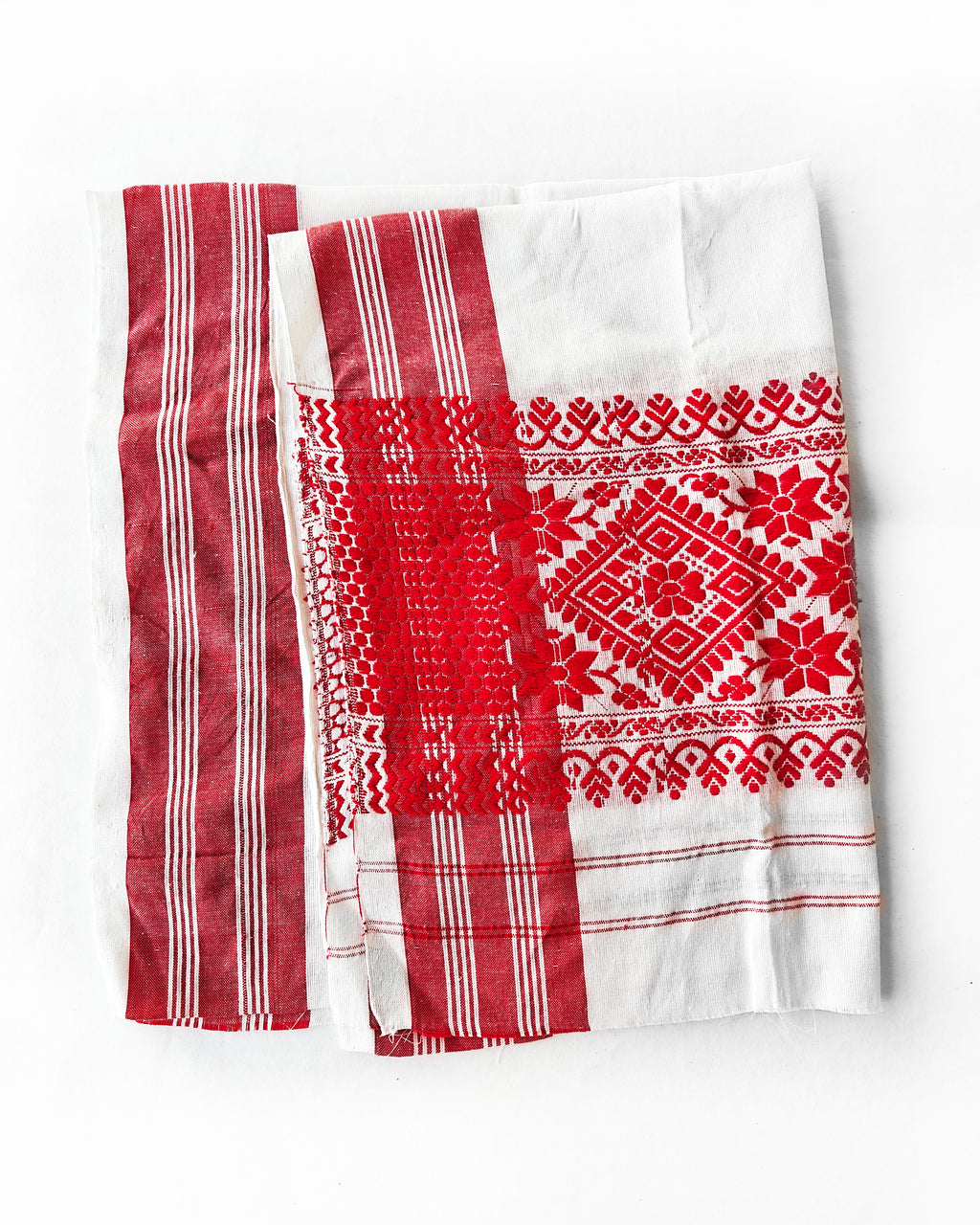 Handloom Cotton Gamosa from Assam