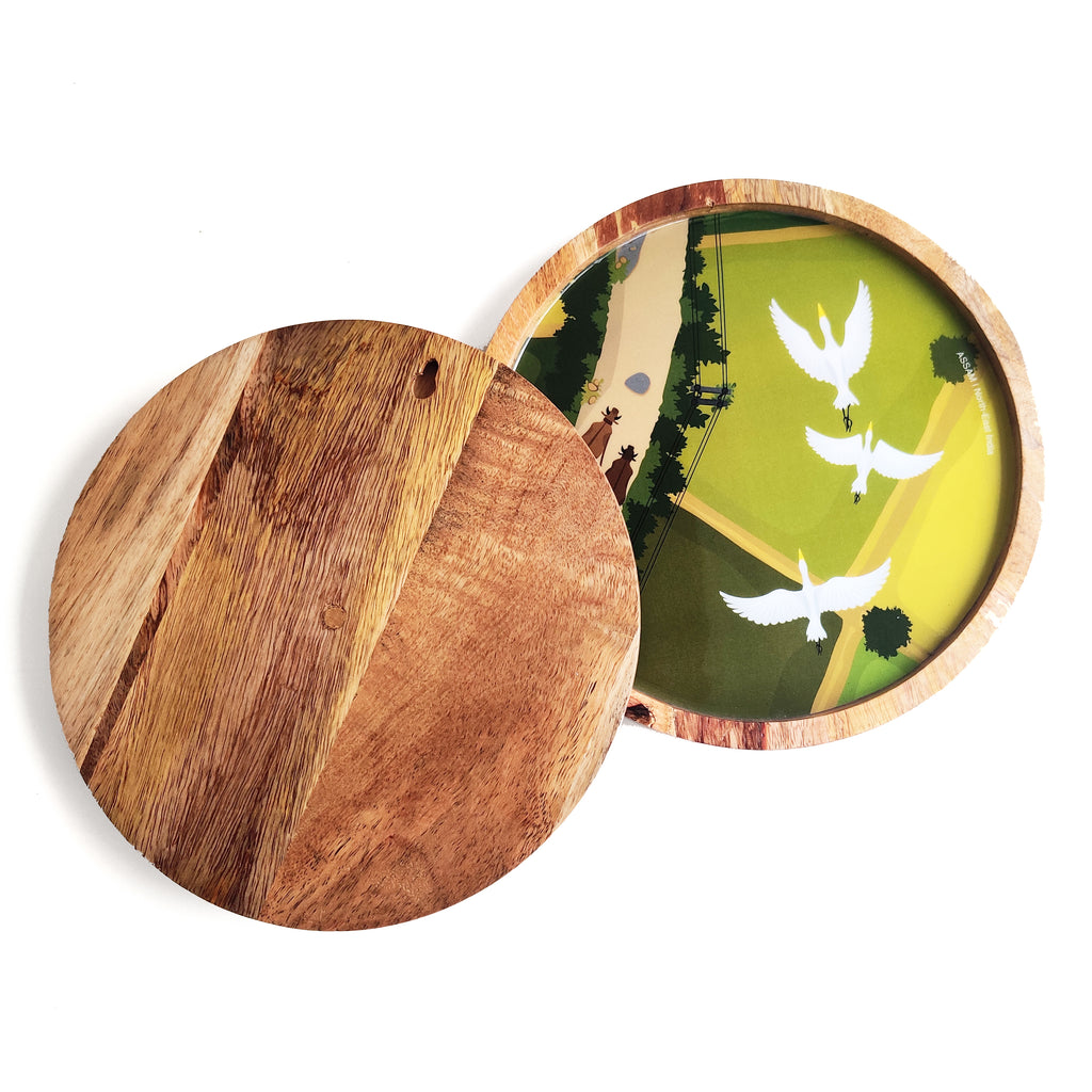 Bogoli of Assam Wooden Wall Decor Plate