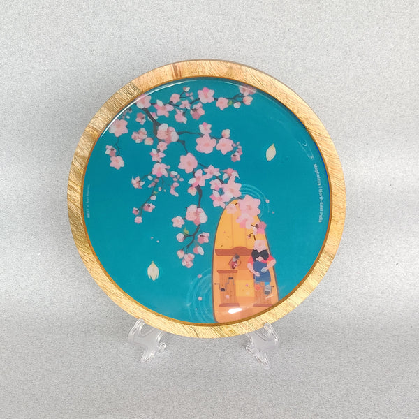 Meghalaya Cherry Blossom Wall Decor Plate