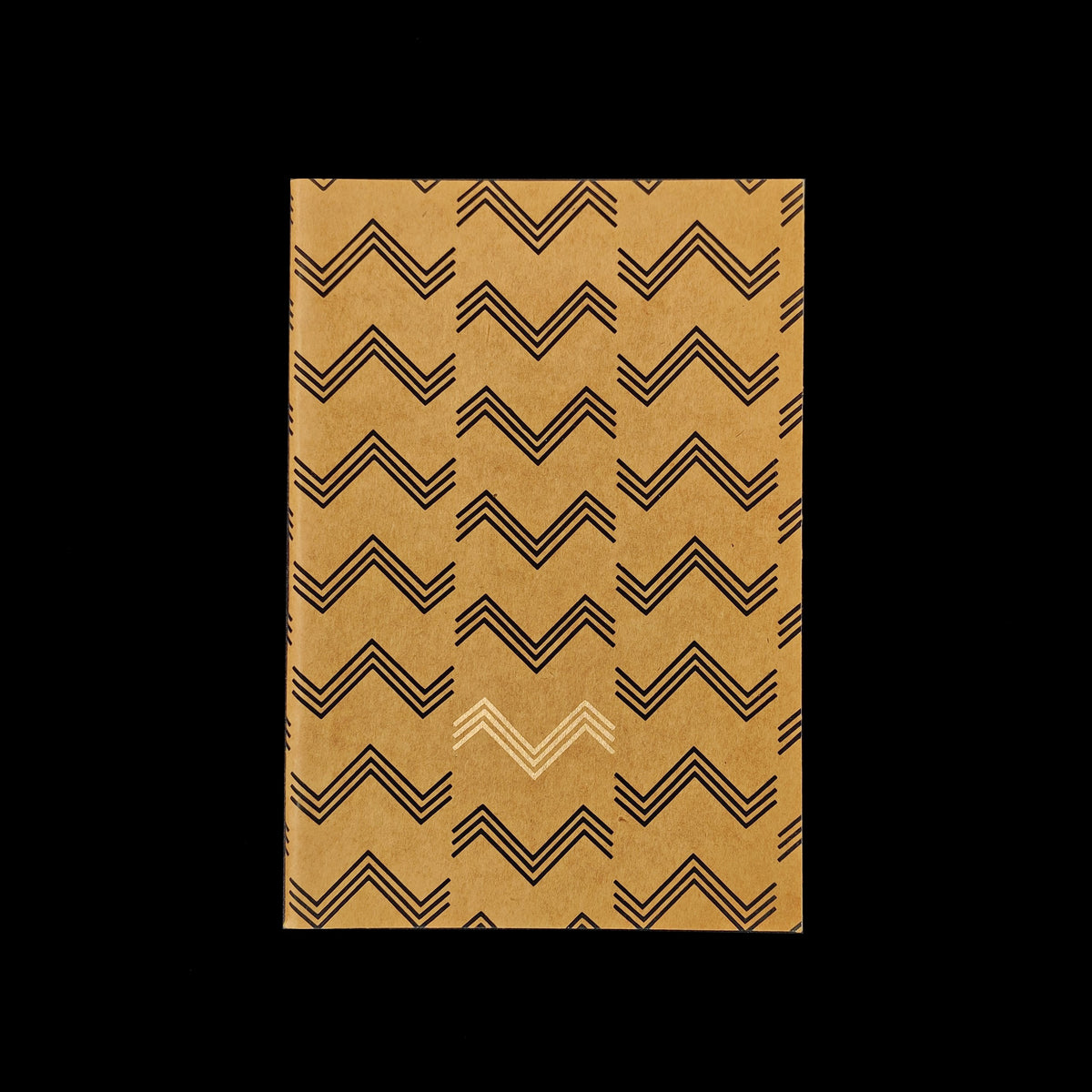 Konyak Gold Pattern Notebook - RULED - NEST by Arpit Agarwal