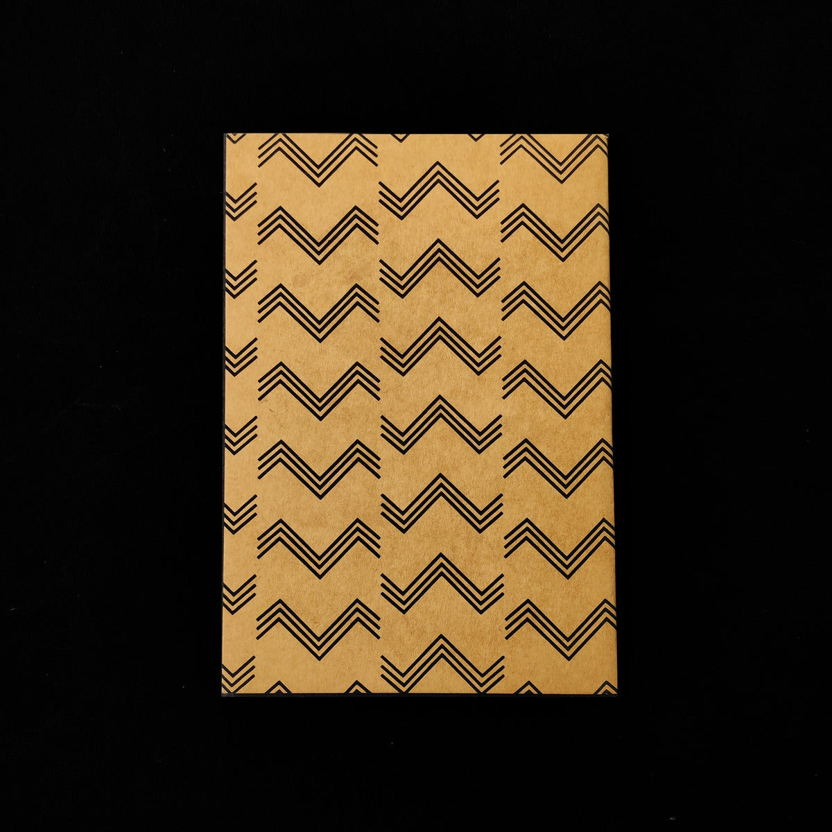 Konyak Gold Pattern Notebook - RULED