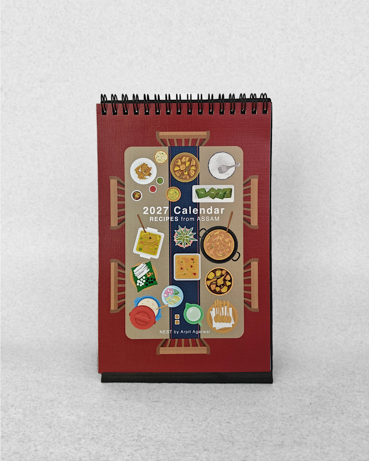Recipes from Assam 2027 Desk Calendar
