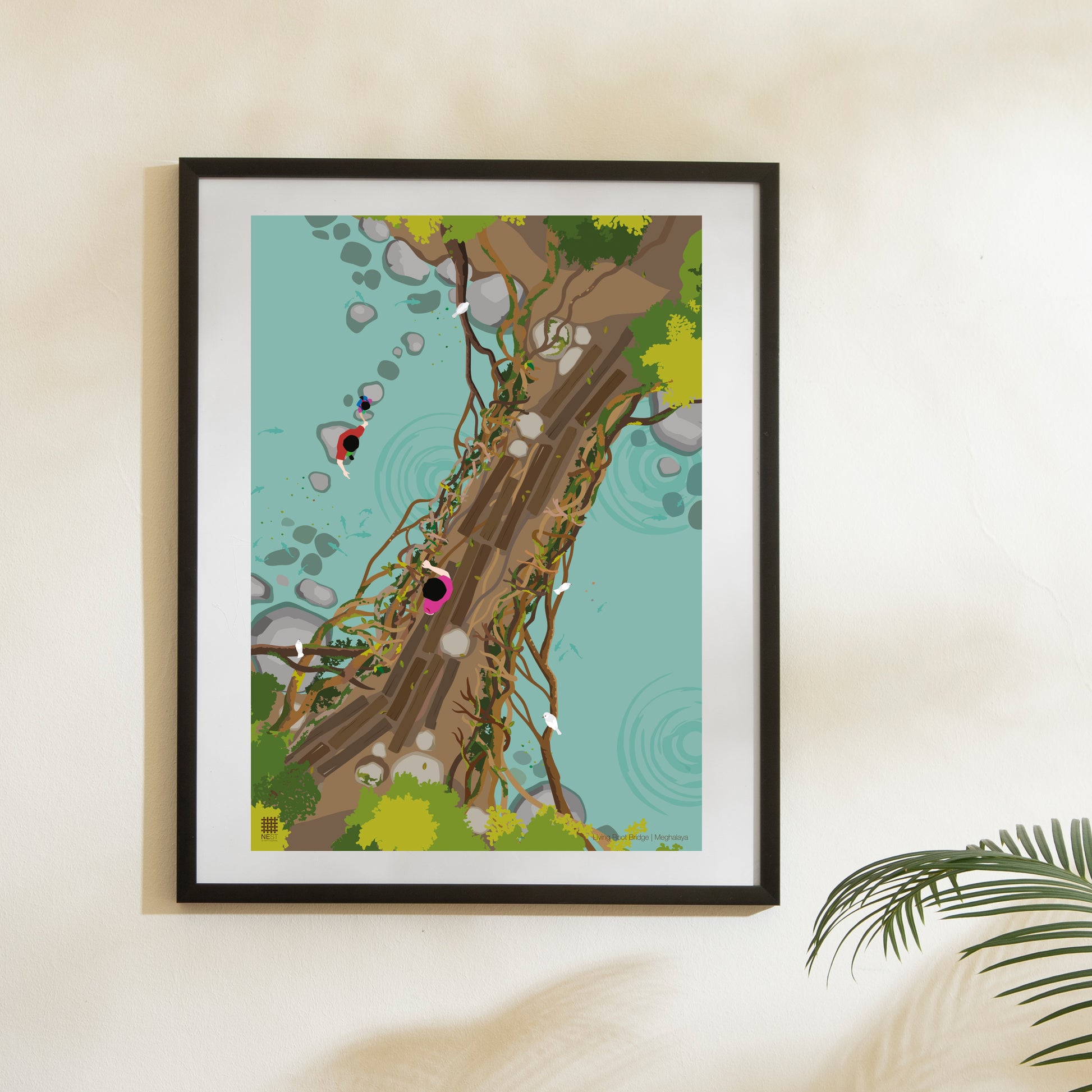 Meghalaya Living Root Bridge - Art Print Only