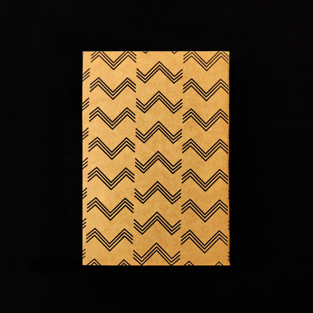 Konyak Red Pattern Notebook - RULED