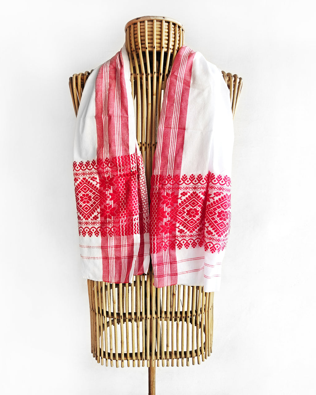 Handloom Cotton Gamosa from Assam