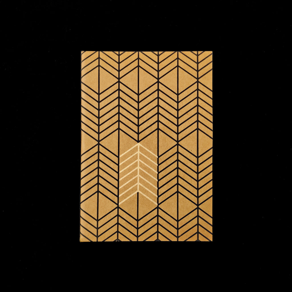 Konyak Gold Pattern Notebook - 2 - GRID