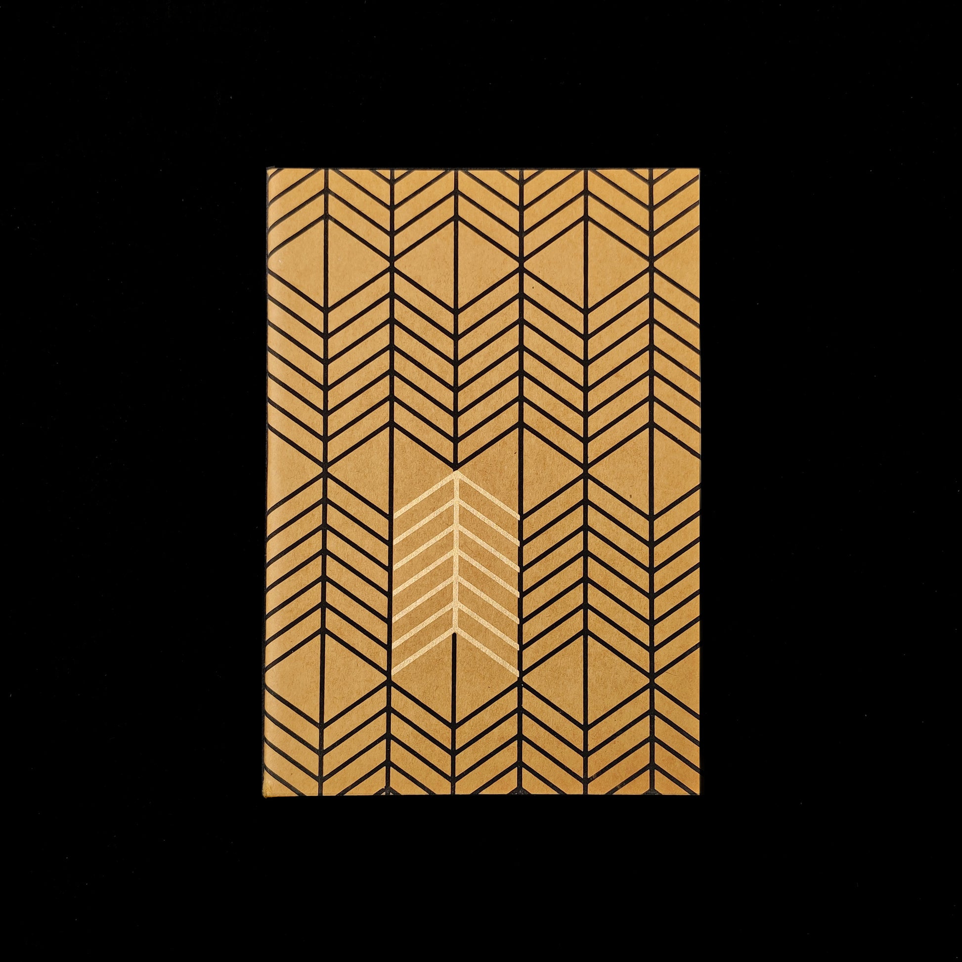 Konyak Gold Pattern Notebook - 2 - GRID