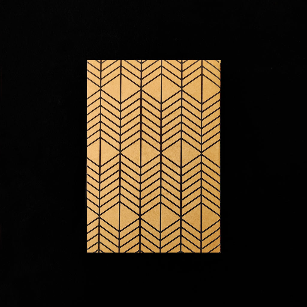 Konyak Gold Pattern Notebook - 2 - GRID