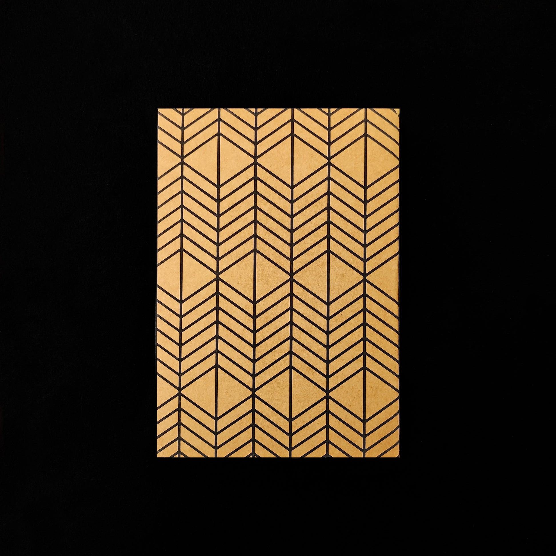 Konyak Gold Pattern Notebook - 2 - GRID