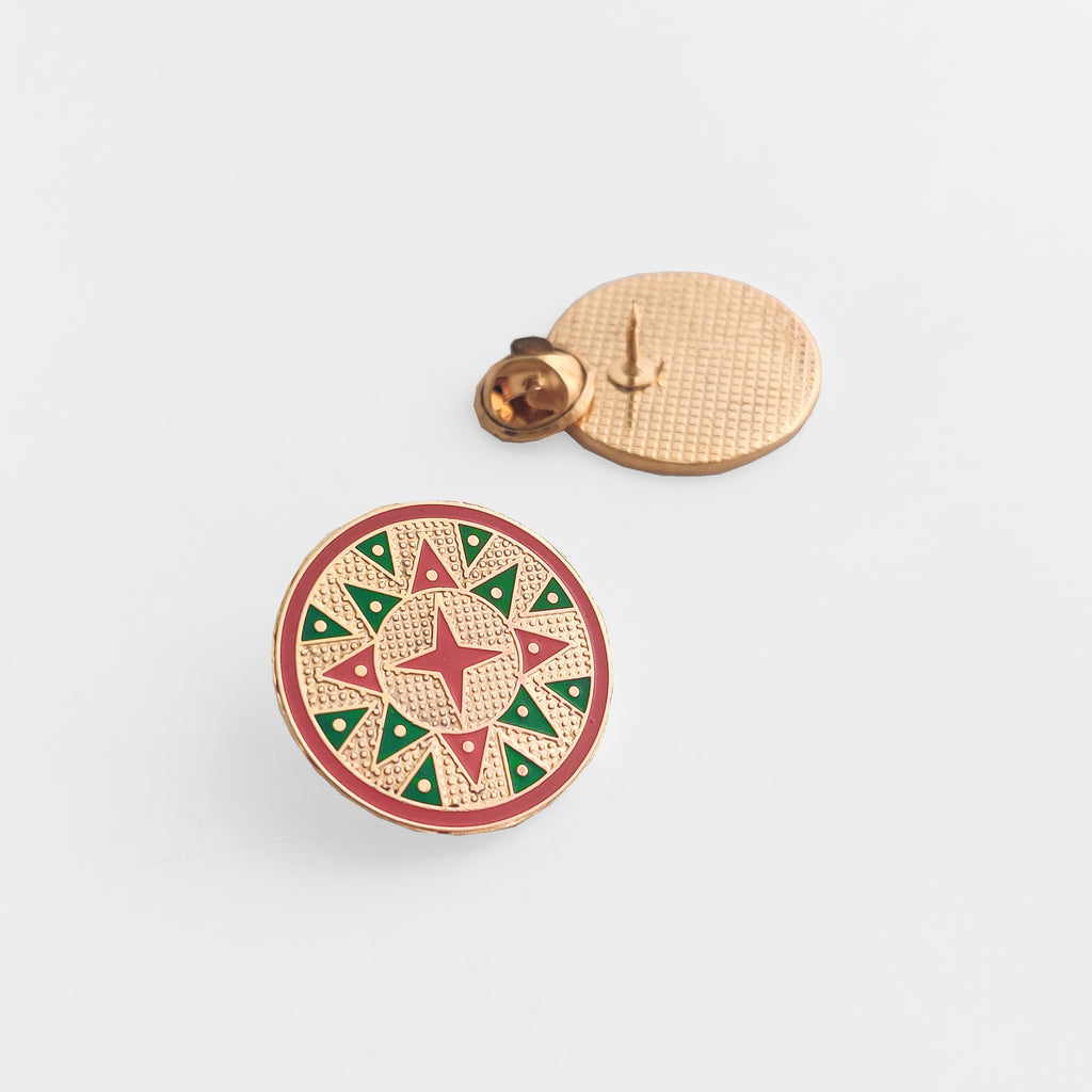 Assam Jaapi Lapel Pin