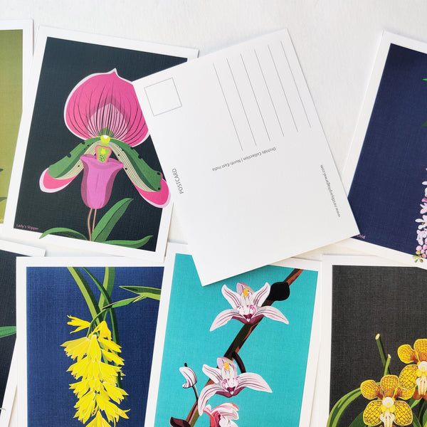 North-East Orchids Collection Postcards - Set of 8