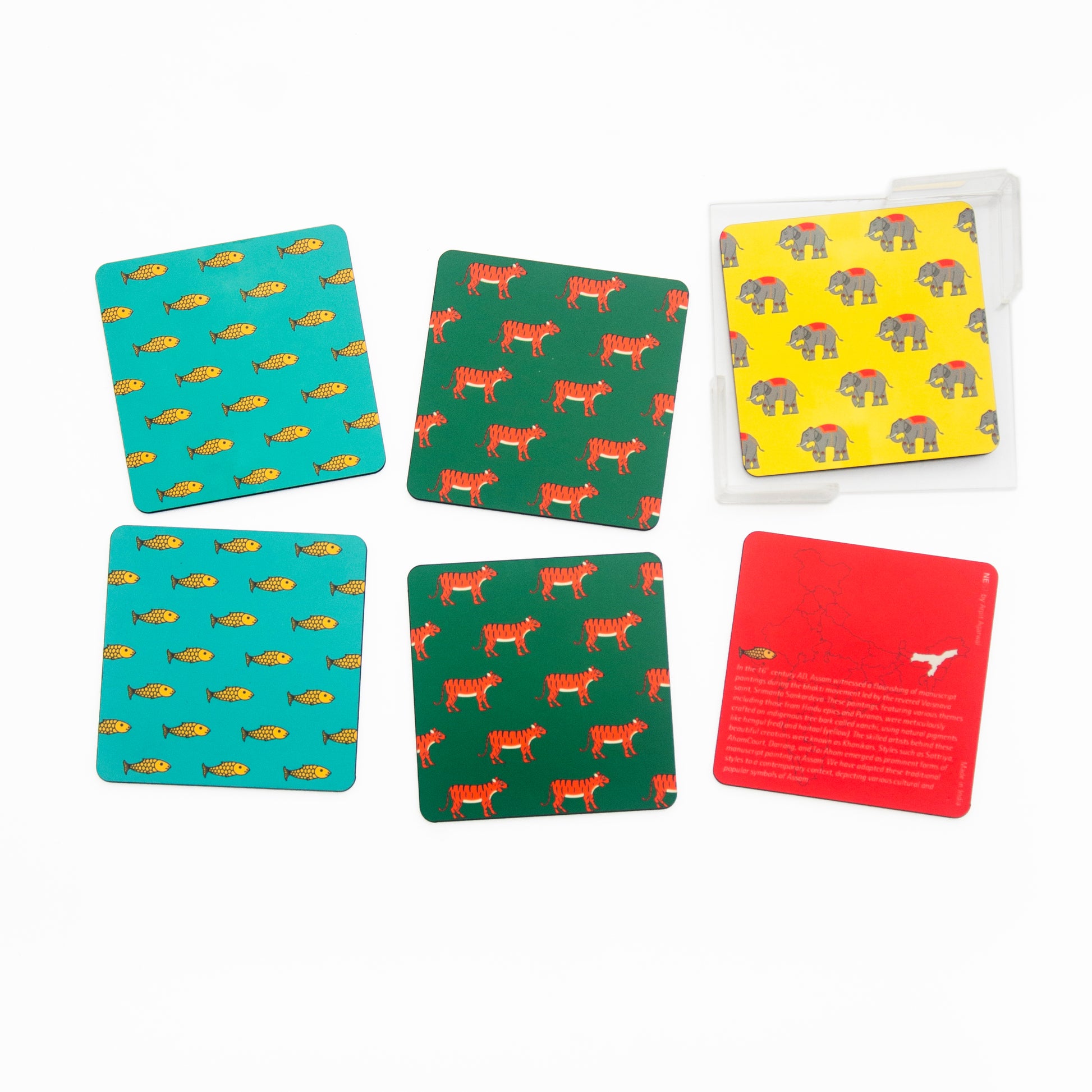 Chitra Katha Collection Coasters - Motifs - Set of Six