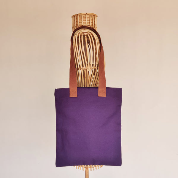 Nagaland Ghost Chilli Purple Canvas Tote Bag
