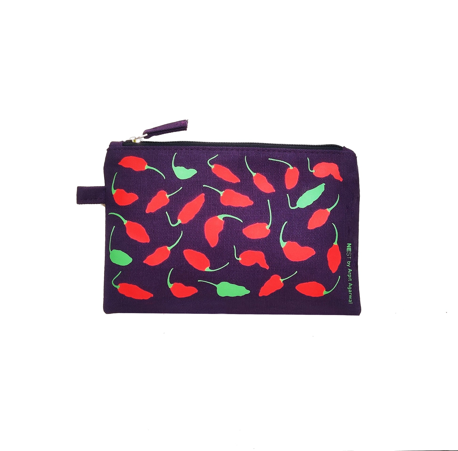 Nagaland Ghost Chilli Canvas Utility Pouch - Purple