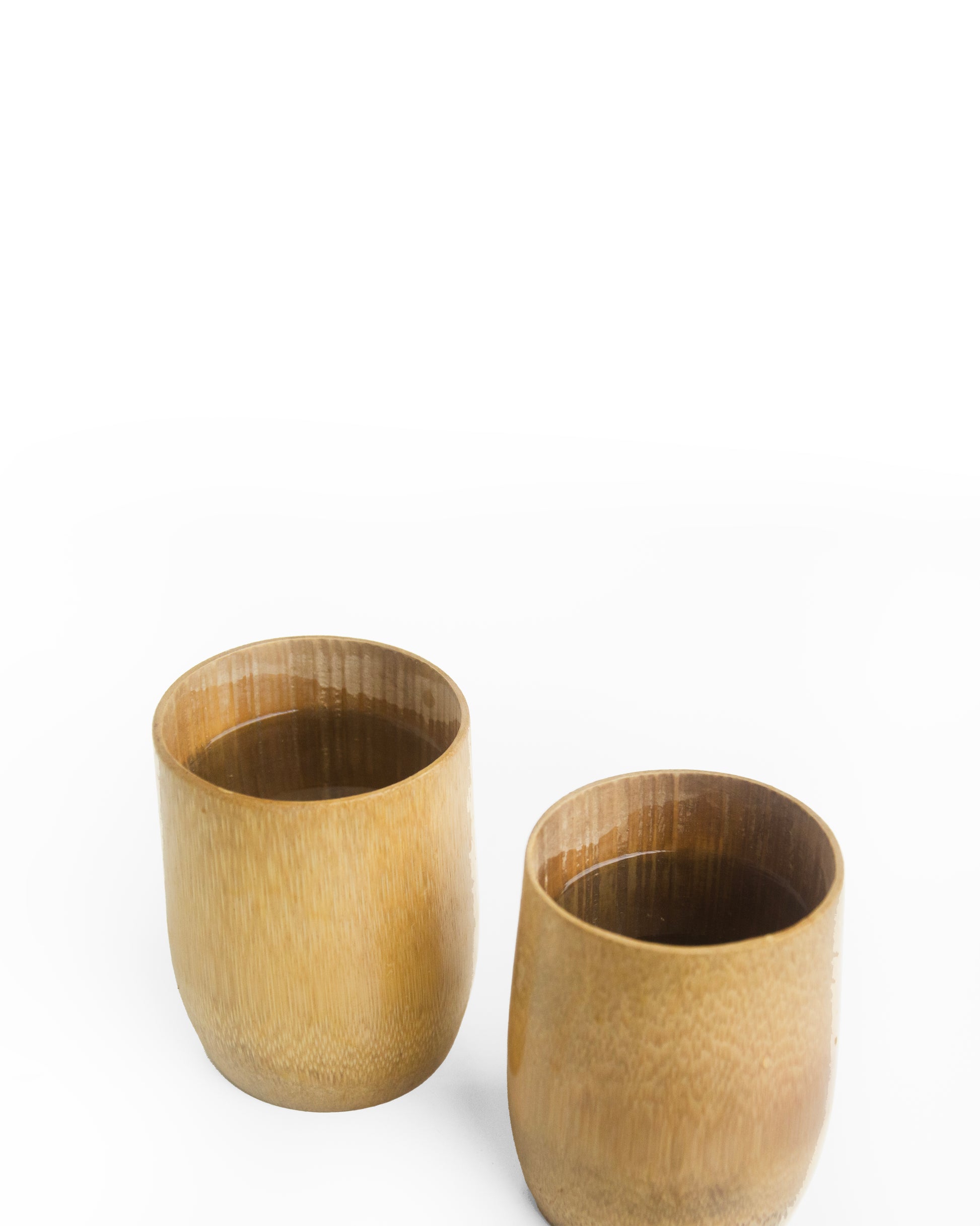 Handcrafted Bamboo Glass – Set of 2