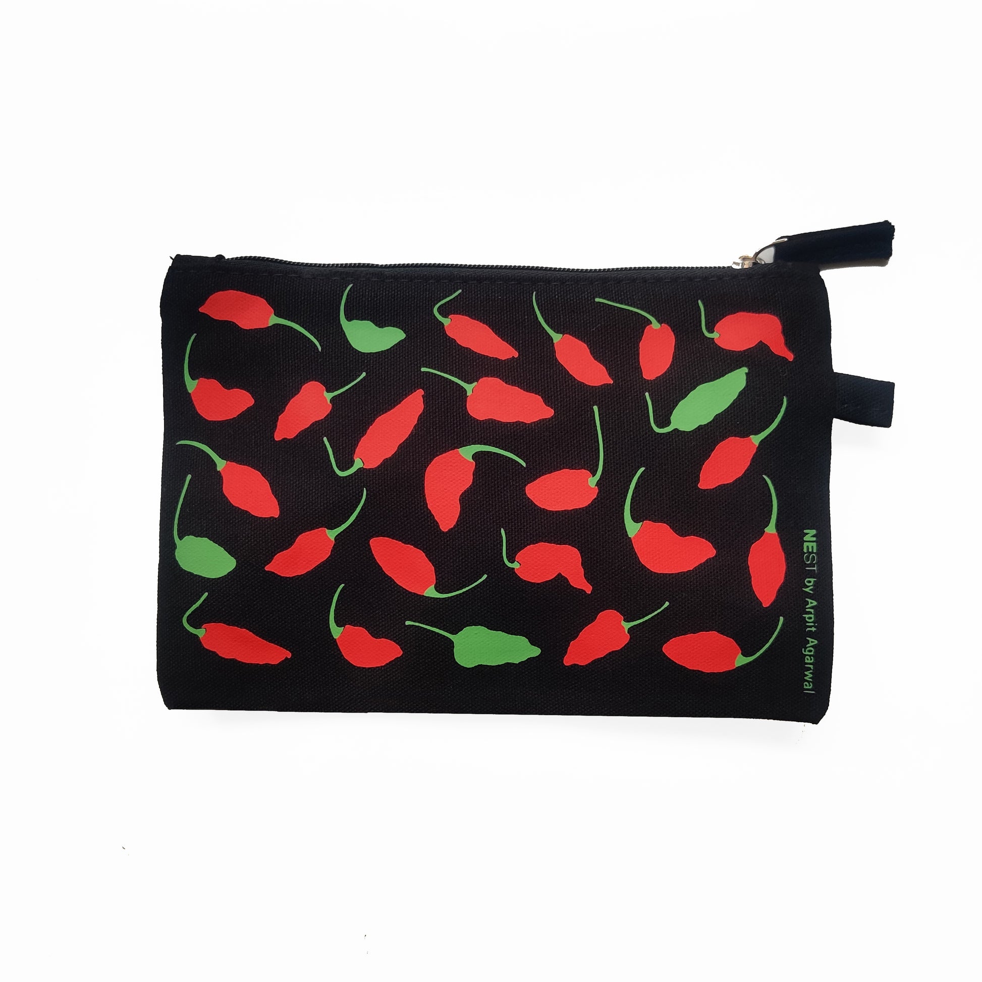 Nagaland Ghost Chilli Canvas Utility Pouch - Black