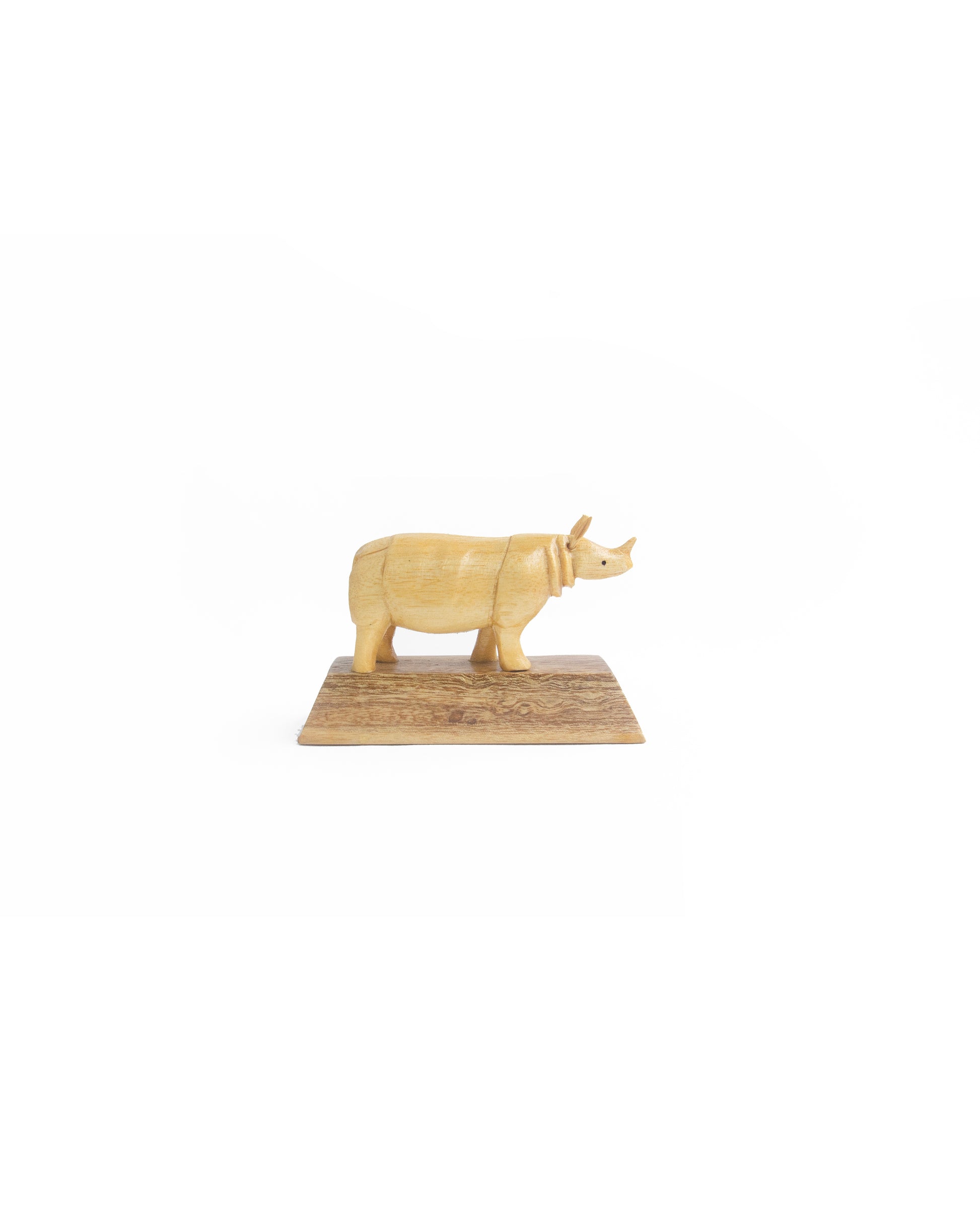Wooden Rhino of Assam