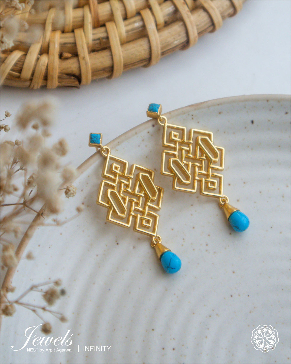 Infinity Earrings - NEST by Arpit Agarwal