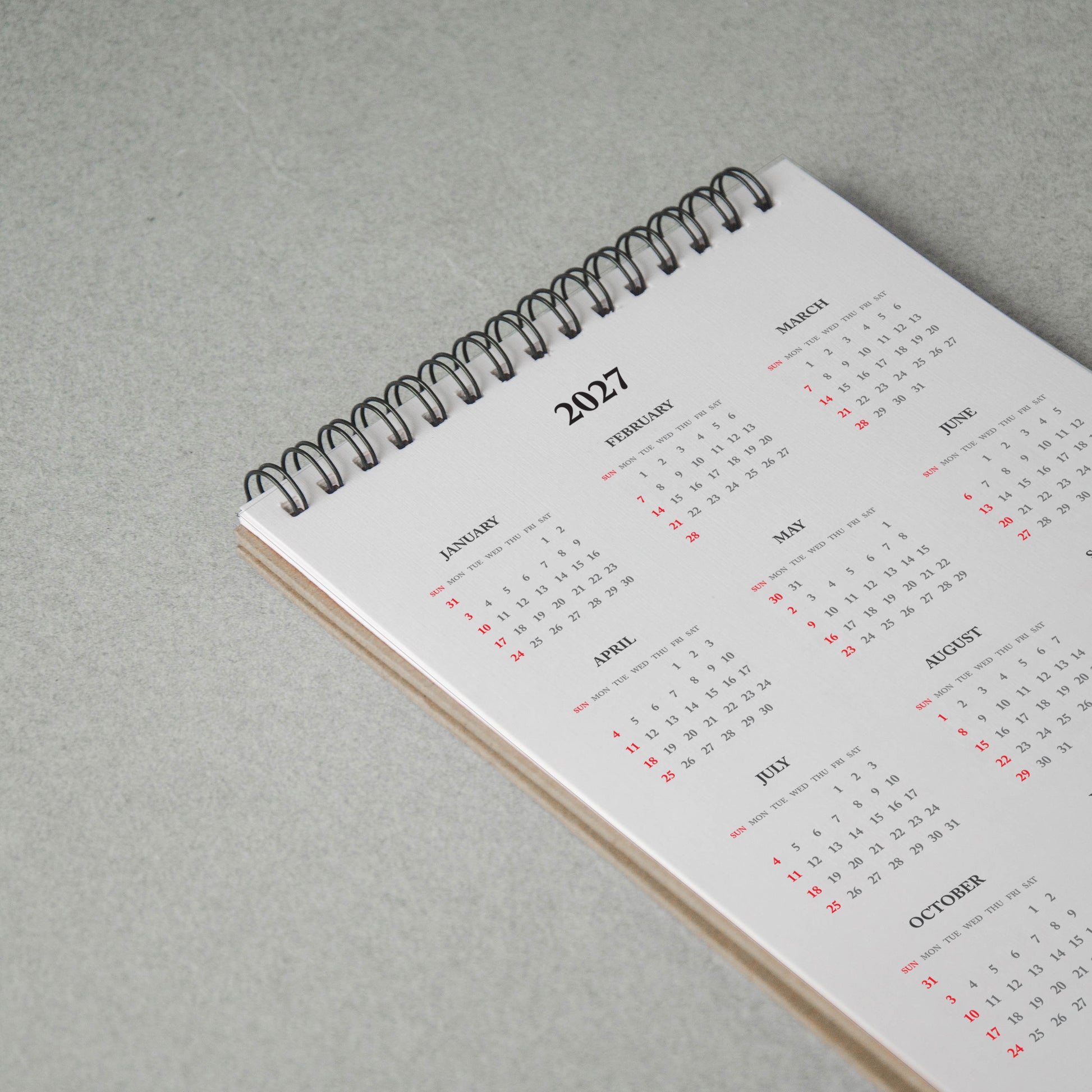 View from the TOP 2026 Desk Calendar