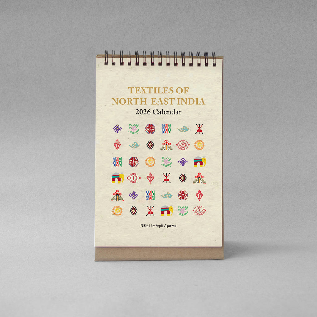 Textiles of North-East India 2026 Desk Calendar