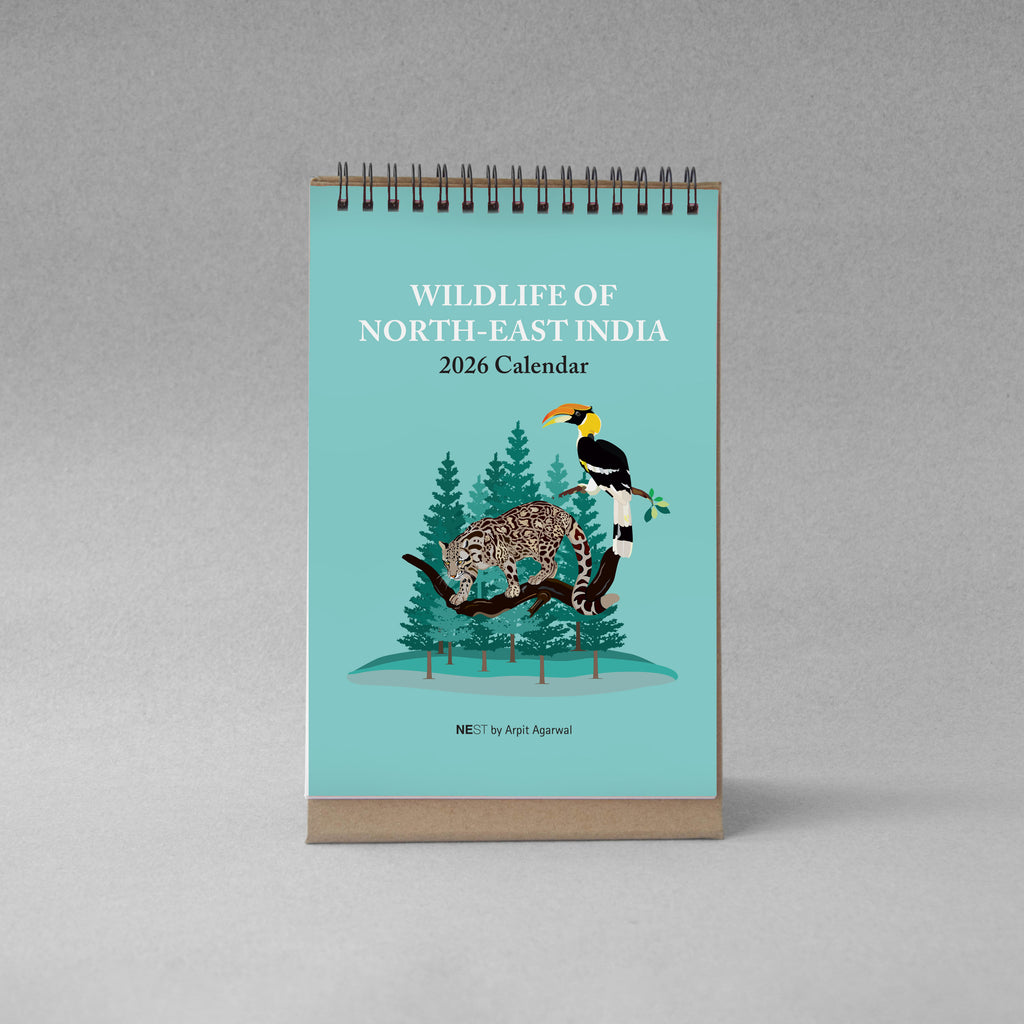 Wildlife of North-East India 2026 Desk Calendar