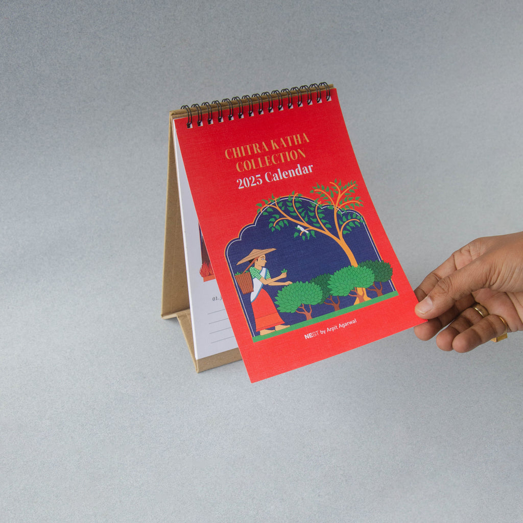 Chitra Katha Portrait 2025 Desk Calendar