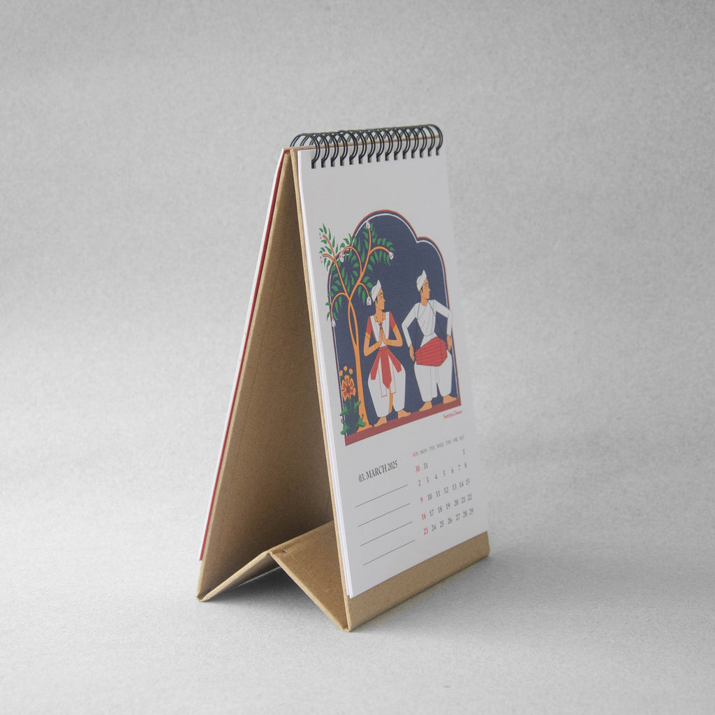 Chitra Katha Portrait 2025 Desk Calendar