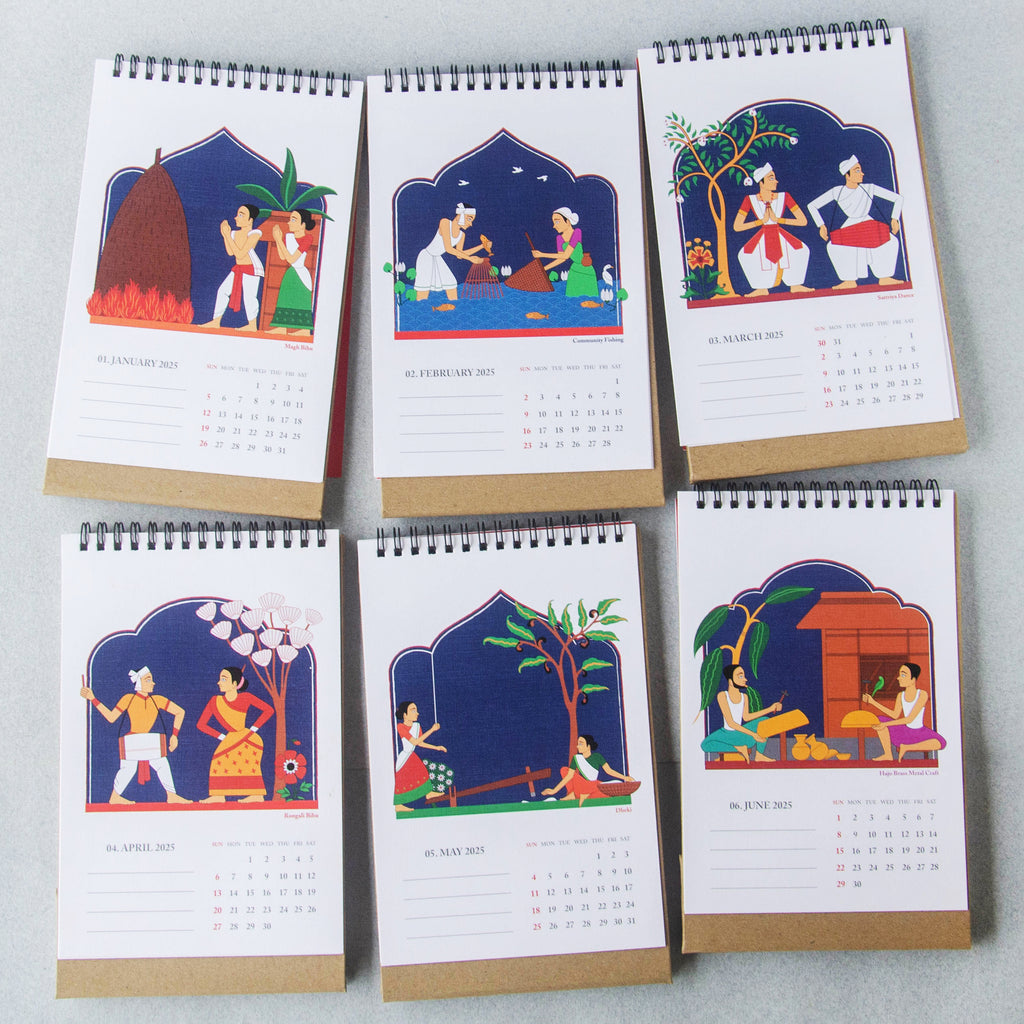 Chitra Katha Portrait 2025 Desk Calendar