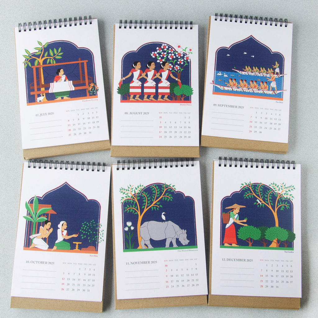 Chitra Katha Portrait 2025 Desk Calendar