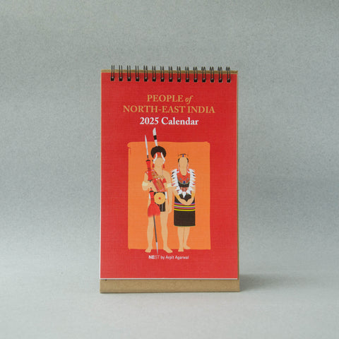 People of North-East India 2025 Desk Calendar