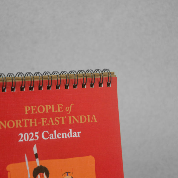 People of North-East India 2025 Desk Calendar