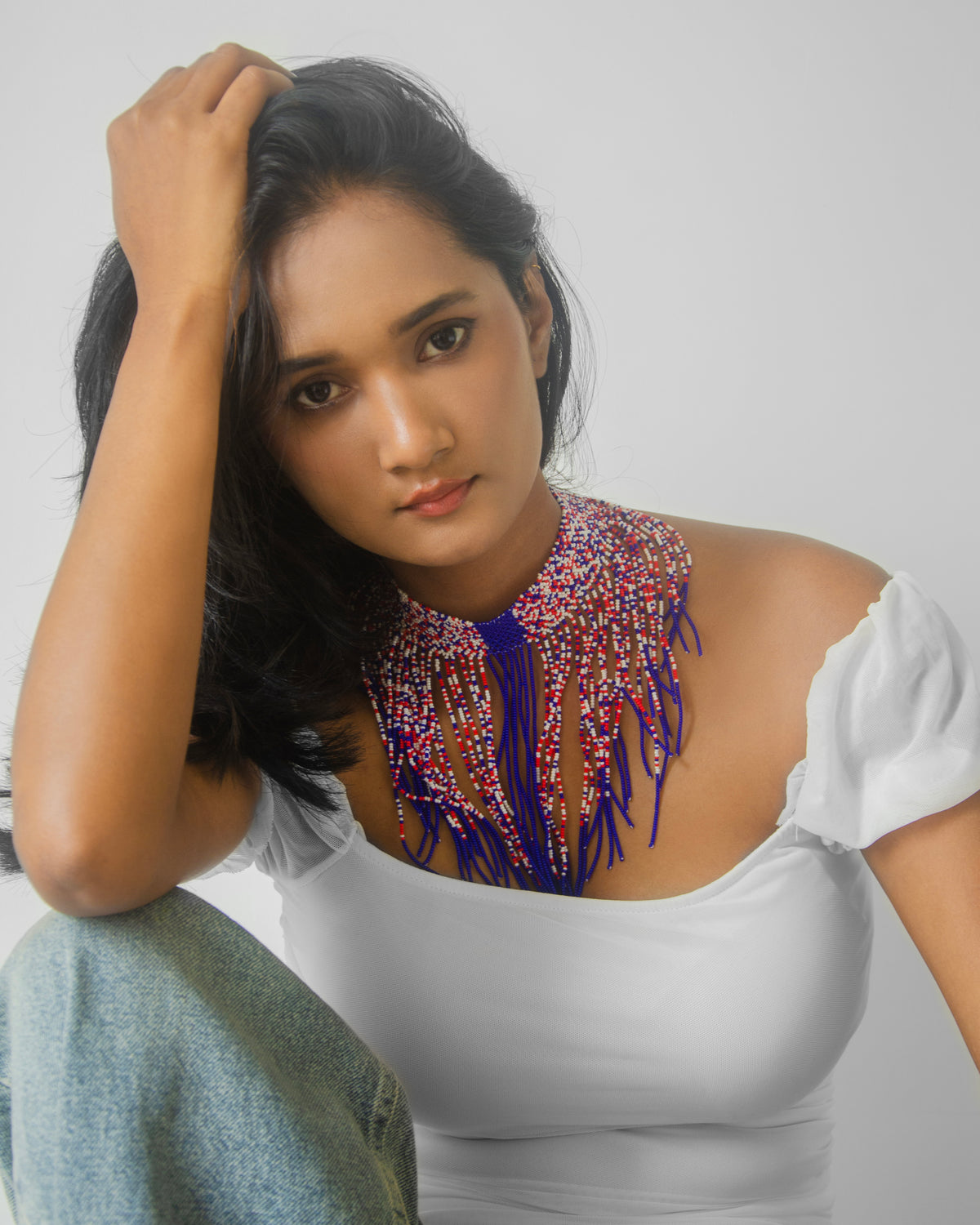 Longwa Tassel Necklace - NEST by Arpit Agarwal